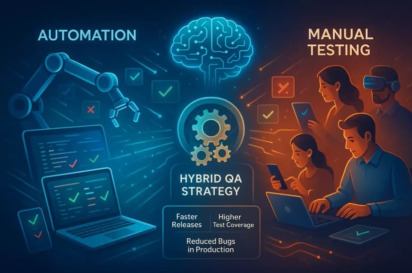 Automation vs Manual: A Hybrid Approach for Effective QA Automation vs Manual: A Hybrid Approach for Effective QA
