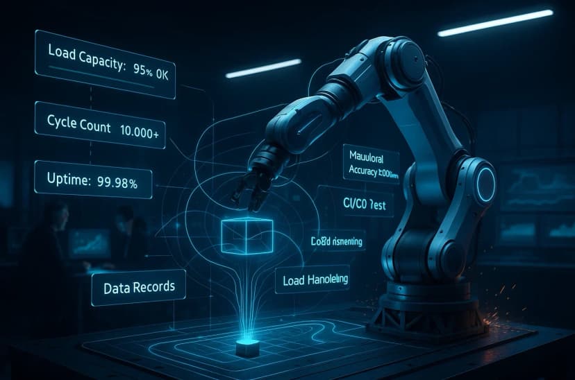 Performance Testing for Robotics: Load Handling, Precision & Uptime Performance Testing for Robotics: Load Handling, Precision & Uptime