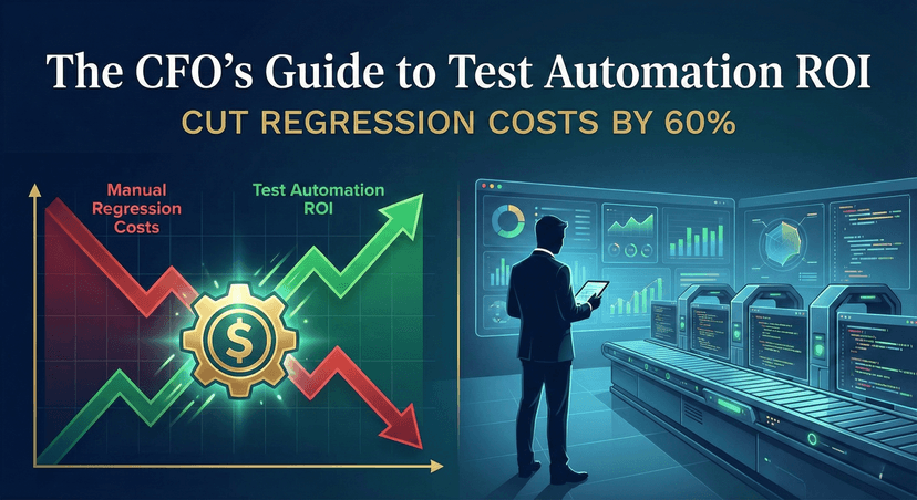The CFO’s Guide to Test Automation ROI: How to Cut Regression Costs by 60% The CFO’s Guide to Test Automation ROI: How to Cut Regression Costs by 60%
